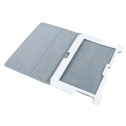 husa alba piele eco samsung galaxy tab p5100