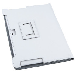 husa alba piele eco samsung galaxy tab p5100