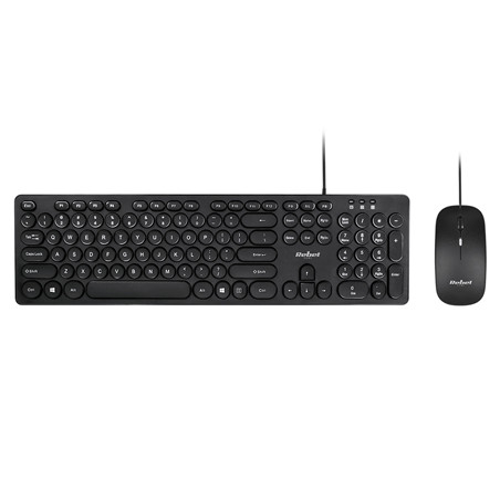 kit tastatura si mouse cu fir wds200 rebel