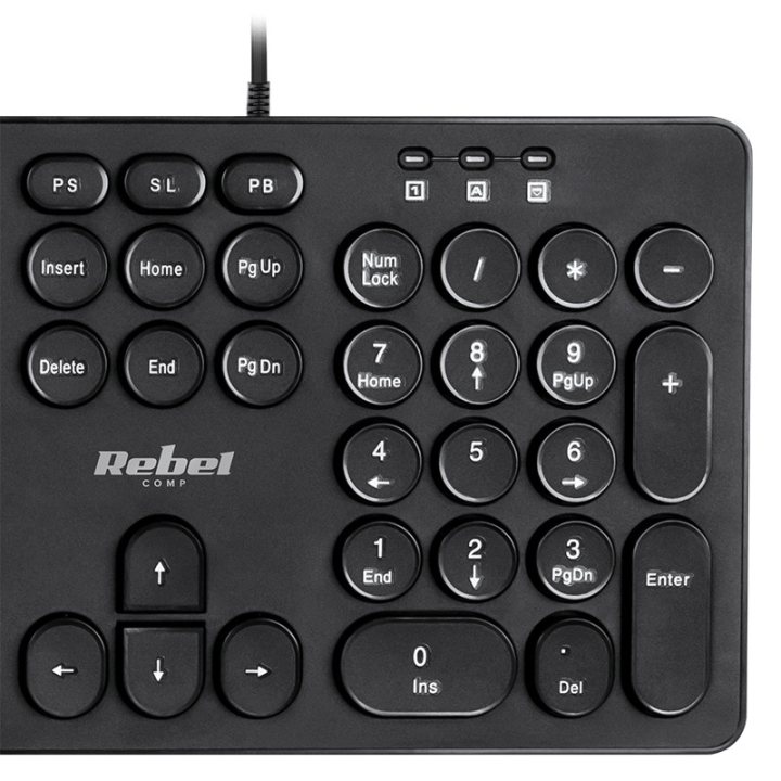 tastatura cu fir wdk100 rebel