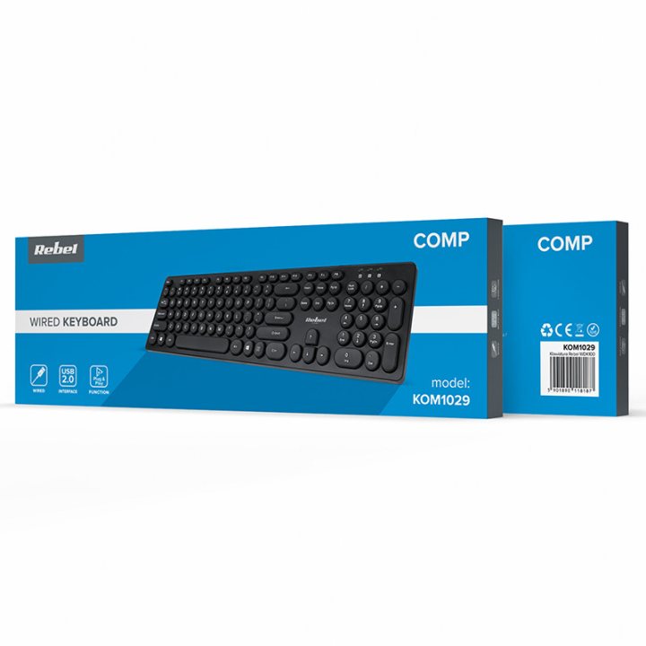 tastatura cu fir wdk100 rebel