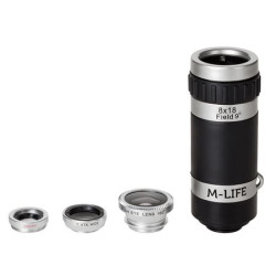 kit obiective smartphone 4 in 1 m-life