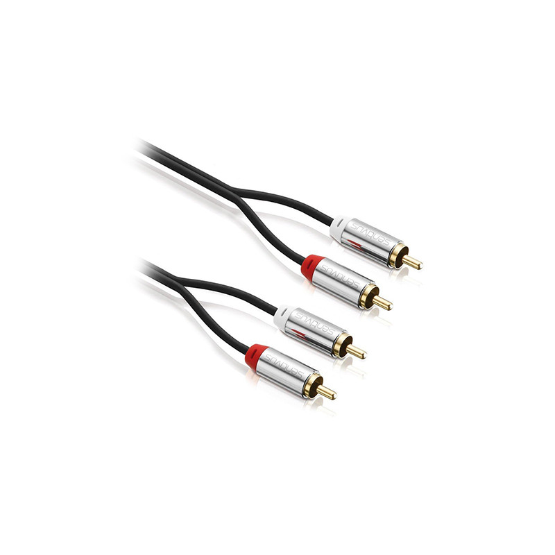cablu audio 2xrca tata - 2xrca tata 3.0m sentivus