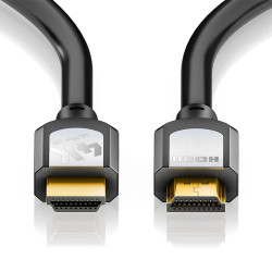 set 2 x cablu hdmi tata - tata 4k 1.0m sentivus