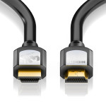 set 2 x cablu hdmi tata - tata 4k 1.0m sentivus