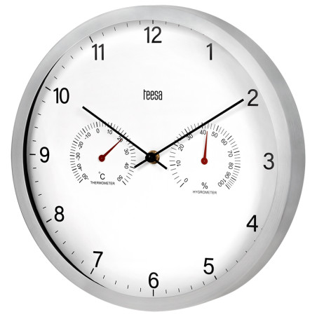 ceas perete 30cm termometru higrometru teesa