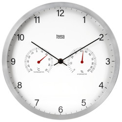 ceas perete 30cm termometru higrometru teesa