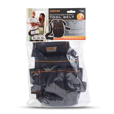 centura multifunctionala suport scule - 15 x 20 x 10 cm - neagra