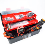 geanta de scule cu tava de deschidere - plastic - 250 x 495 x 230 mm