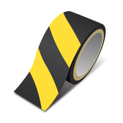 banda de delimitare pericol - galbena / neagra - 50 mm x 33 m