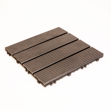 placi paviment 4 lamele - 30 x 30 cm - negru - 11 buc/pachet