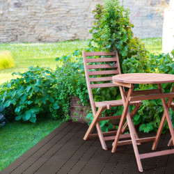 placi paviment 4 lamele - 30 x 30 cm - negru - 11 buc/pachet