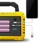 lampa multifunctionala de mana cu panou solar, usb-c, 6 moduri de iluminare, 8 led-uri, 3600 mah lampa multifunctionala de mana cu panou solar, usb-c, 6 moduri de iluminare, 8 led-uri, 3600 mah