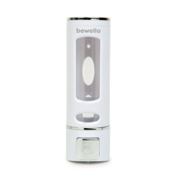 dozator de sapun - actionat manual - 400 ml - montat pe perete - alb