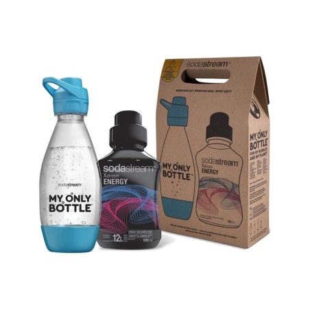 Diverse, Set sticlă sport SodaStream 0,6L + Energy SODA -1, dioda.ro