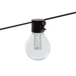 sir de lumina inteligenta - 100-240v - 25 led-uri alb cald - 15 m - bluetooth