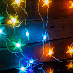 lumina inteligenta sir - stea - usb - 25 led-uri rgb - 5 m - bluetooth