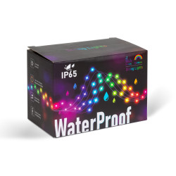 lumina inteligenta - 100-240v - 66 led rgb - 10 m - bluetooth