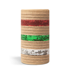 plasa decorativa de craciun -4.5 m x 15 cm - 3 tipuri