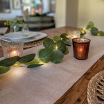 decor led de craciun - 20 led-uri - 2 m - alb cald