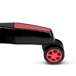 scaun rosu de gaming - cu perna de talie si perna pentru cap