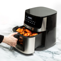friteuza cu aer - airfryer - xxl - fibra de incalzire jos-sus - 230v - 7,5l