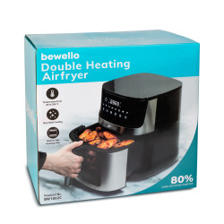 friteuza cu aer - airfryer - xxl - fibra de incalzire jos-sus - 230v - 7,5l
