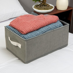 cutie depozitare - 38,5 x 24 x 16,5 cm - gri