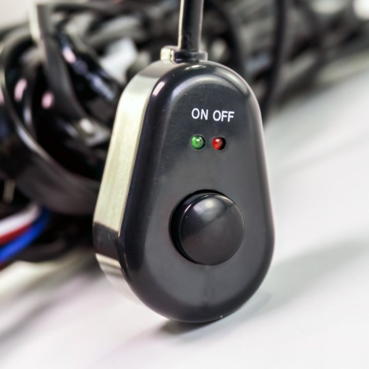 cablu cu intrerupator pentru bara sau proiector led - o iesire, 12-24v carguard