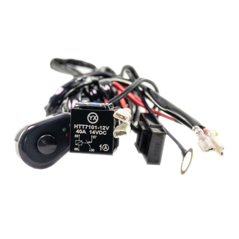 cablu cu intrerupator pentru bara sau proiector led - doua iesiri, 12-24v carguard