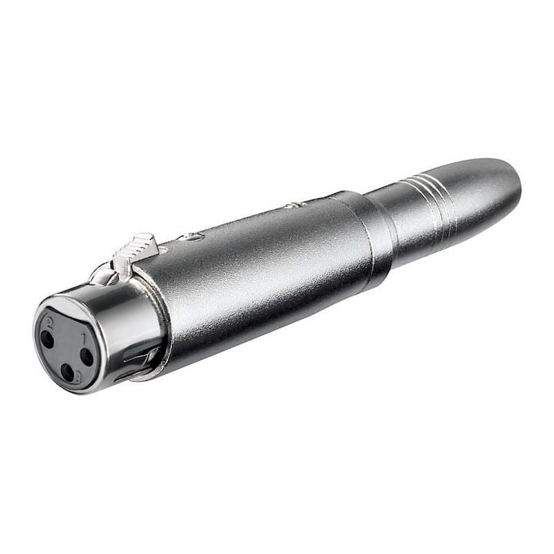 adaptor xlr mama   6,35 mono mama