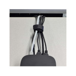 organizator de cabluri cu scai, set 6 bucati, negru, nedis organizator de cabluri cu scai, set 6 bucati, negru, nedis