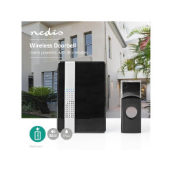 sonerie fara fir nedis, 36 melodii, 80db, negru