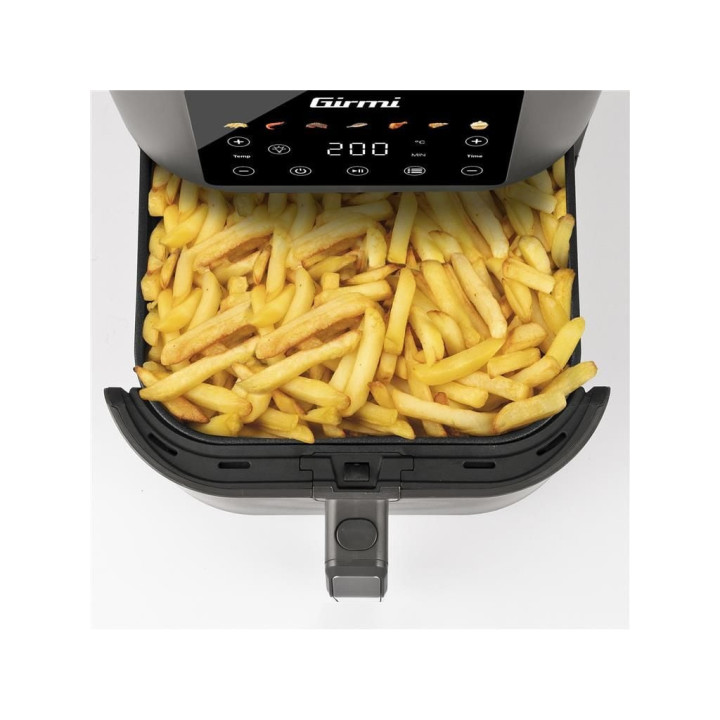 friteuza cu aer cald girmi fg92, 1700w, 8l, 7 programe