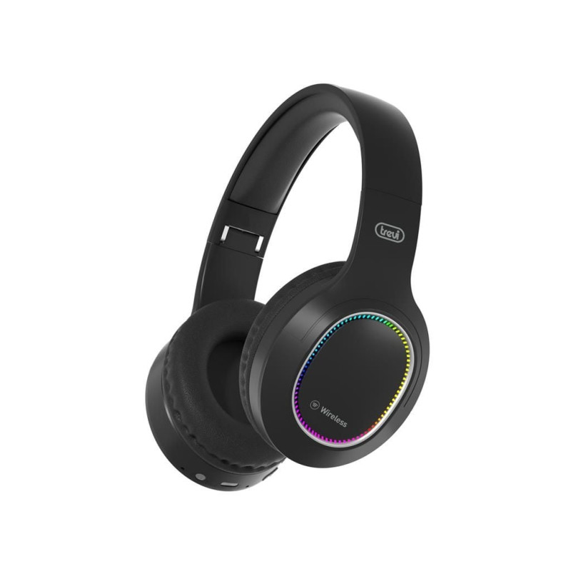casti bluetooth trevi dj 12e60 bt, microsd, aux, negru