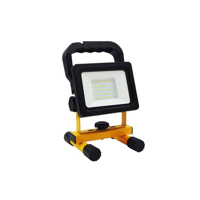 proiector led portabil reincarcabil, 20w, 2000lm, ip44, well