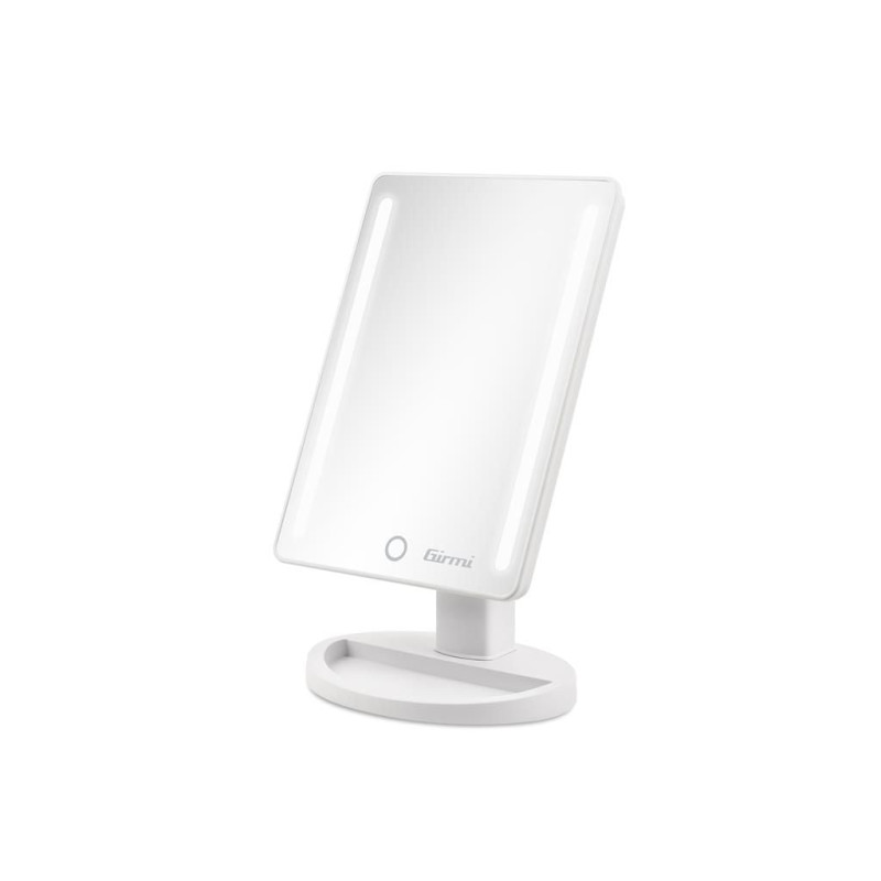 oglinda cosmetica cu led girmi be04, 16x22cm, portabila, alimentare usb-c / 4x aa oglinda cosmetica cu led girmi be04, 16x22cm, portabila, alimentare usb-c / 4x aa