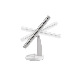 oglinda cosmetica cu led girmi be05, 34x23.5cm, portabila, alimentare usb-c / 4x aaa