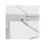 oglinda cosmetica cu led girmi be05, 34x23.5cm, portabila, alimentare usb-c / 4x aaa