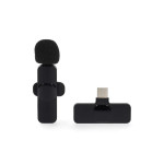 microfon lavaliera wireless pentru laptop, smartphone, tableta, usb-c, nedis