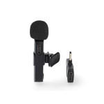 microfon lavaliera wireless pentru laptop, smartphone, tableta, usb-c, nedis