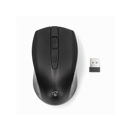 mouse wireless nedis, 1600dpi, 4 butoane, negru
