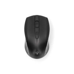mouse wireless nedis, 1600dpi, 4 butoane, negru
