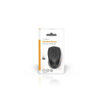 mouse wireless nedis, 1600dpi, 4 butoane, negru