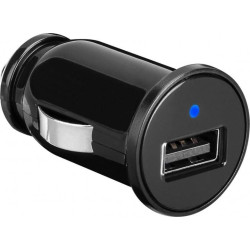 incarcator auto goobay, 1x usb-a 1a, negru