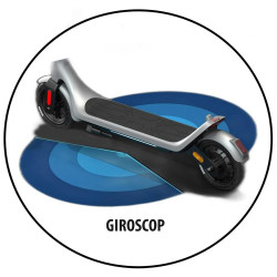 trotineta electrica velociptor emg es 108 ew hero, 350w, 36v 7.8ah, negru