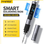 ciocan de lipit 100w, afisaj digital, usb-c, 1.2m, fnirsi hs-02b, pachet standard