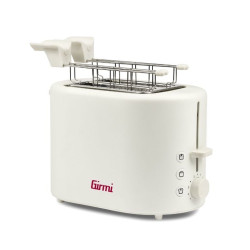prajitor de paine toaster girmi tp21, 685-815w, 6 niveluri de rumenire, alb