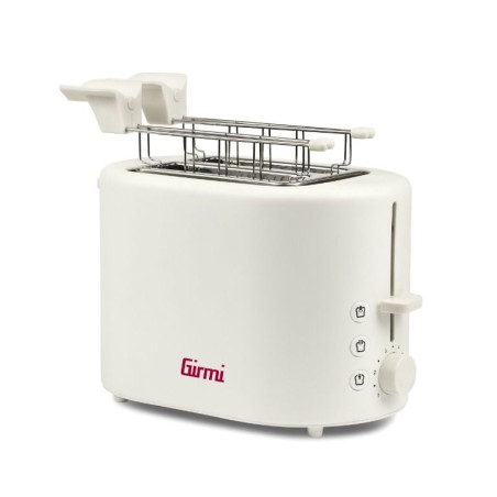 prajitor de paine toaster girmi tp21, 685-815w, 6 niveluri de rumenire, alb