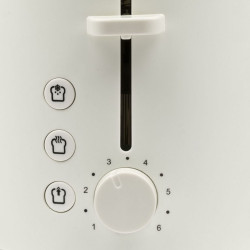 prajitor de paine toaster girmi tp21, 685-815w, 6 niveluri de rumenire, alb